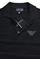 Mens Designer Clothes | EMPORIO ARMANI Men's Polo Shirt In Black 265 View 7