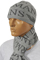Mens Designer Clothes | ARMANI JEANS Men's Hat/Scarf Set #103 View 2
