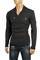 Mens Designer Clothes | ARMANI JEANS Men's Knit Warm V-Neck Sweater #160 View 1