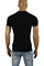 Mens Designer Clothes | ARMANI JEANS Men's Short Sleeve Tee In Navy Blue #93 View 2