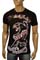 Mens Designer Clothes | CHRISTIAN AUDIGIER Multi Print Short Sleeve Tee #21 View 1