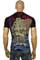 Mens Designer Clothes | CHRISTIAN AUDIGIER Multi Print Short Sleeve Tee #66 View 2