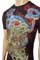 Mens Designer Clothes | CHRISTIAN AUDIGIER Multi Print Short Sleeve Tee #66 View 3