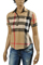 Womens Designer Clothes | BURBERRY Ladies' Short Sleeve Button Up Shirt #152 View 1