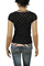 Womens Designer Clothes | BURBERRY Ladies' Short Sleeve Tee In Black #145 View 2