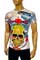 Mens Designer Clothes | CHRISTIAN AUDIGIER Multi Print Short Sleeve Tee #86 View 1