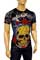 Mens Designer Clothes | CHRISTIAN AUDIGIER Multi Print Short Sleeve Tee #87 View 1