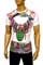 Mens Designer Clothes | CHRISTIAN AUDIGIER Multi Print Short Sleeve Tee #88 View 1