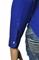 Womens Designer Clothes | ROBERTO CAVALLI Ladies' Dress Shirt/Blouse In Royal Blue #367 View 2