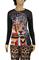 Womens Designer Clothes | JUST CAVALLI Ladies' Long Sleeve Top #356 View 1