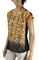 Womens Designer Clothes | ROBERTO CAVALLI Ladies Short Sleeve Blouse #136 View 3