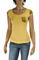 Womens Designer Clothes | ROBERTO CAVALLI Ladies Short Sleeve Top #157 View 1