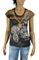 Womens Designer Clothes | ROBERTO CAVALLI Ladies Short Sleeve Top #162 View 2