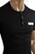 Mens Designer Clothes | DOLCE & GABBANA men's polo shirt with front logo appliquÃ© 468 View 3