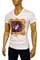 Mens Designer Clothes | DOLCE & GABBANA Men's V-Neck Short Sleeve Tee #85 View 1