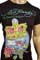 Mens Designer Clothes | ED HARDY Multi Print Short Sleeve Tee #24 View 2