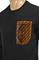 Mens Designer Clothes | FENDI men's cotton sweatshirt with FF front print 36 View 4