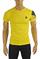 Mens Designer Clothes | FENDI men's cotton T-shirt in yellow color #25 View 2