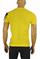 Mens Designer Clothes | FENDI men's cotton T-shirt in yellow color #25 View 5
