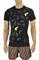 Mens Designer Clothes | FENDI men's cotton t-shirt with front print 45 View 1