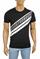 Mens Designer Clothes | FENDI men's cotton t-shirt with front FF print 51 View 1