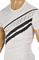 Mens Designer Clothes | FENDI men's cotton t-shirt with front FF print 52 View 3