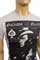 Mens Designer Clothes | JOHN GALLIANO Multi Print Short Sleeve Tee #16 View 3