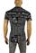 Mens Designer Clothes | JOHN GALLIANO Men's V-Neck Short Sleeve Tee #43 View 3