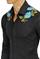 Mens Designer Clothes | GUCCI Men's Cotton Duke Embroidered Shirt with Flowers #366 View 6