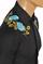 Mens Designer Clothes | GUCCI Men's Cotton Duke Embroidered Shirt with Flowers #366 View 7