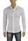 Mens Designer Clothes | GUCCI Men's Dress Shirt Embroidered with Snakes #372 View 1
