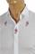 Mens Designer Clothes | GUCCI Men's Dress Shirt Embroidered with Snakes #372 View 6