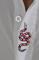 Mens Designer Clothes | GUCCI Men's Dress Shirt Embroidered with Snakes #372 View 8