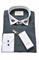 Mens Designer Clothes | GUCCI men's cotton dress shirt with Bee embroidery #387 View 3