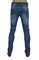 Mens Designer Clothes | GUCCI Men's fitted jeans with leather batch #93 View 6