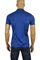 Mens Designer Clothes | GUCCI Men's Cotton Polo Shirt In Blue #295 View 2