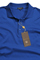 Mens Designer Clothes | GUCCI Men's Cotton Polo Shirt In Blue #295 View 7