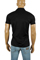 Mens Designer Clothes | GUCCI Men's Cotton Polo Shirt In Black #296 View 2