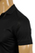 Mens Designer Clothes | GUCCI Men's Cotton Polo Shirt In Black #296 View 3