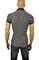 Mens Designer Clothes | GUCCI Men's Cotton Polo Shirt In Gray #320 View 3