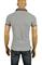 Mens Designer Clothes | GUCCI Men's Cotton Polo Shirt In Gray #321 View 4