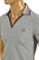 Mens Designer Clothes | GUCCI Men's Cotton Polo Shirt In Gray #321 View 5