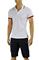 Mens Designer Clothes | GUCCI Men's Cotton Polo Shirt In Gray #323 View 1