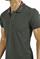 Mens Designer Clothes | GUCCI Men's cotton polo with Kingsnake embroidery #376 View 3