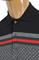 Mens Designer Clothes | GUCCI men's polo with signature red and green stripe 40 View 3
