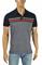 Mens Designer Clothes | GUCCI men's polo with red and green stripe 40 View 1