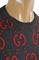 Mens Designer Clothes | GUCCI Men's Stripe Knitted Black Sweater 104 View 4