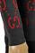 Mens Designer Clothes | GUCCI Men's Stripe Knitted Black Sweater 104 View 5