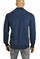 Mens Designer Clothes | GUCCI Men's knitted sweater in navy blue color 105 View 3