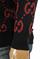 Mens Designer Clothes | GUCCI Men's Stripe Knitted Black Sweater With GG Logo 107 View 5